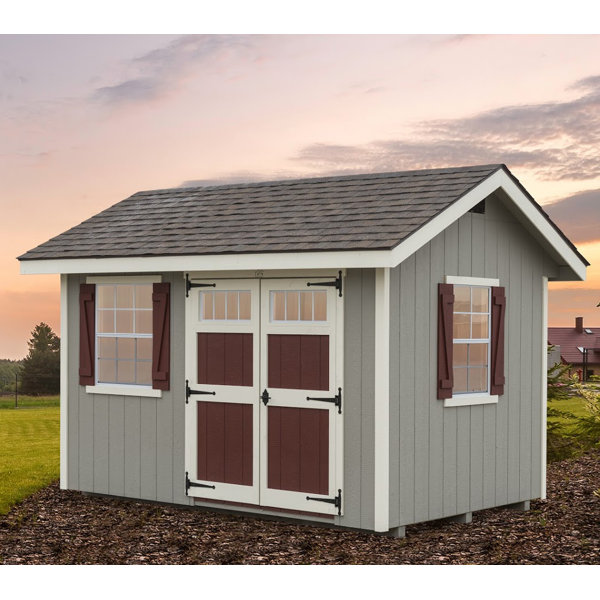 Alpine Structures Heritage 8 ft. W x 12 ft. D Wooden Storage Shed Wayfair
